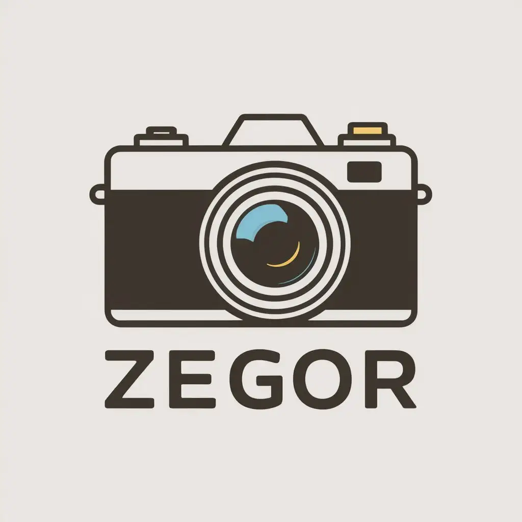 LOGO Design For ZH Wallpaper and Camera with Colored Moderation