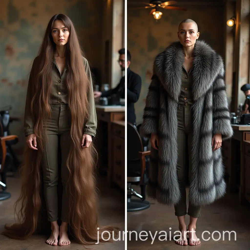 Woman-Undergoing-Dramatic-Hair-Makeover-in-Vintage-Hairdresser-Setting