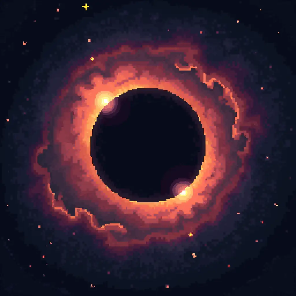 Pixels, black hole