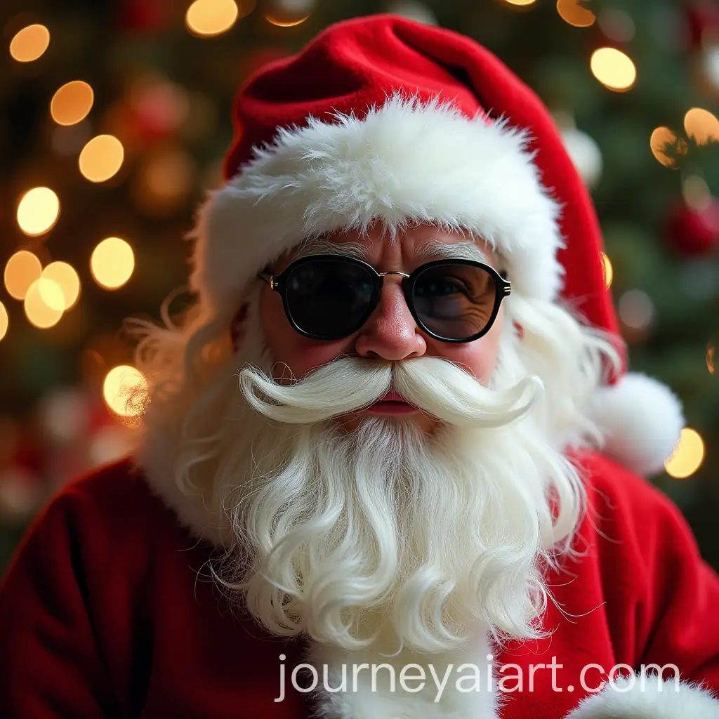 ChristmasThemed-iPhone-13-Case-Featuring-Santa-Wearing-Sunglasses