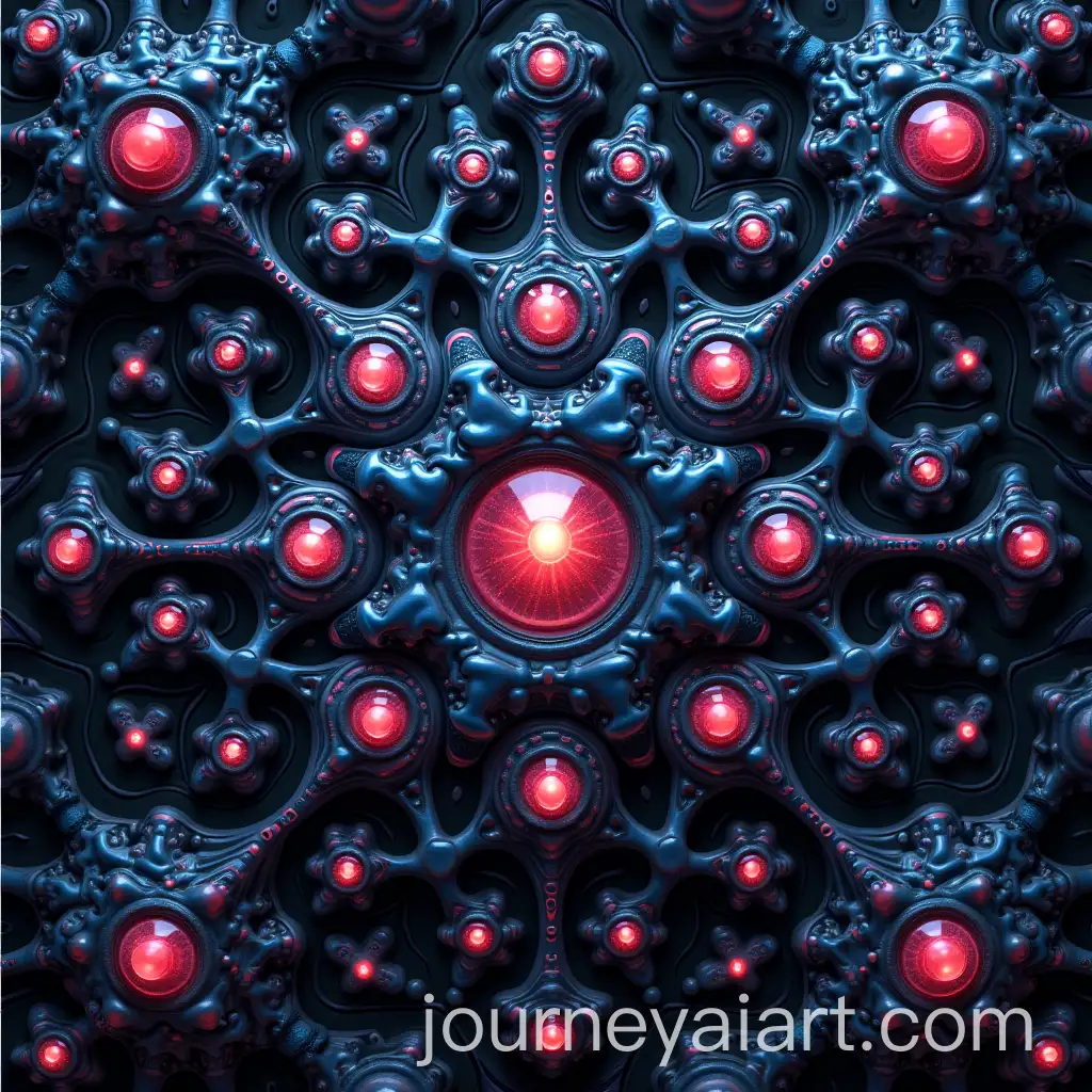 Neural-Cell-Pattern-with-Fused-Gems