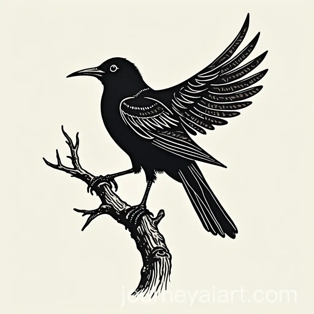 Simple-Black-Bird-Logo-with-Typography
