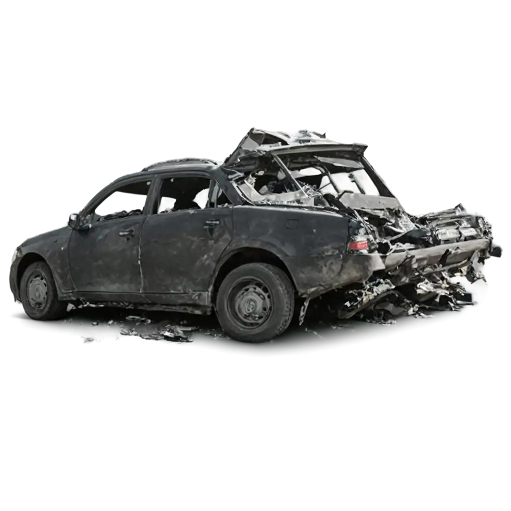 Destroyed-Vehicles-PNG-Image-for-HighQuality-Visual-Use