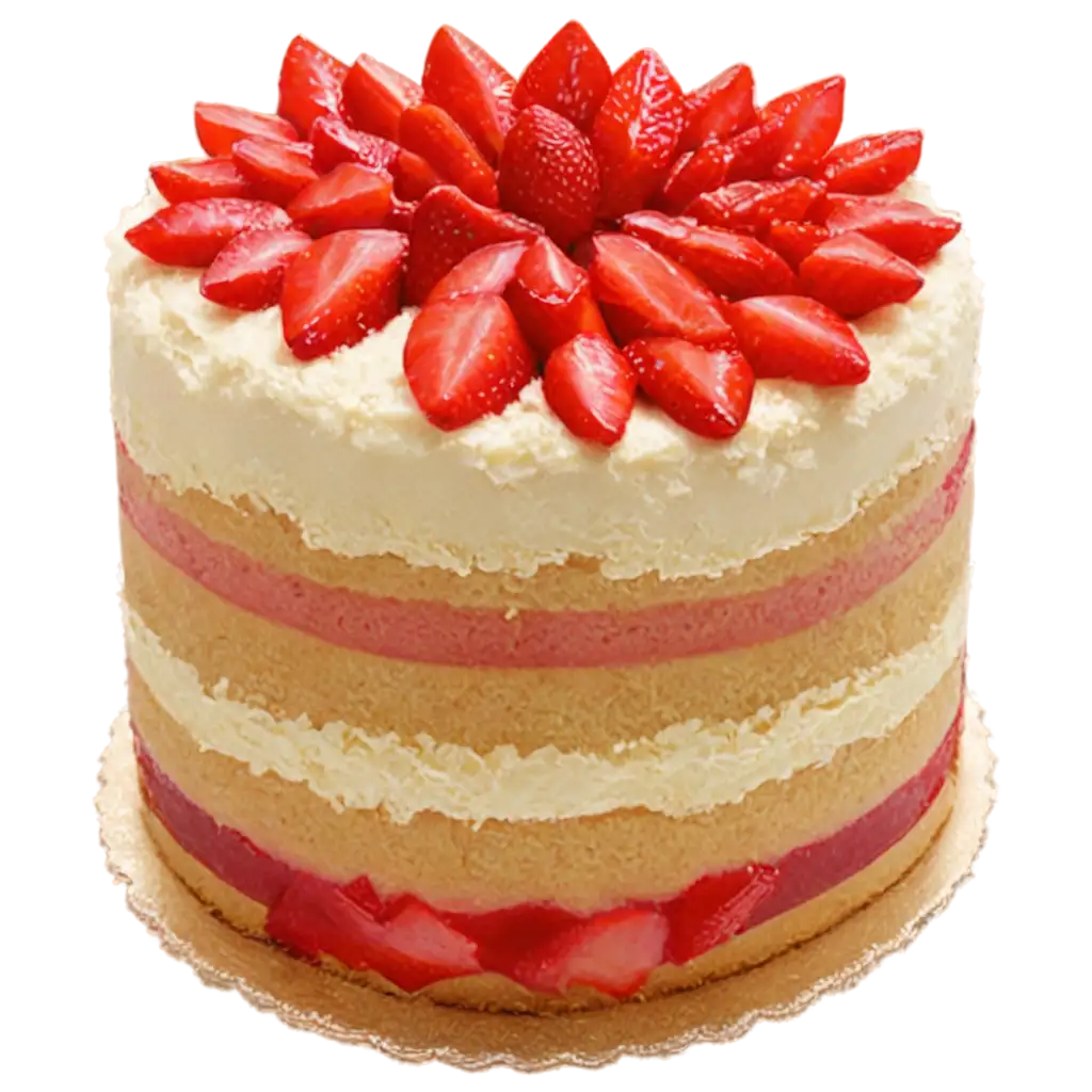 Strawberry Slice Cake