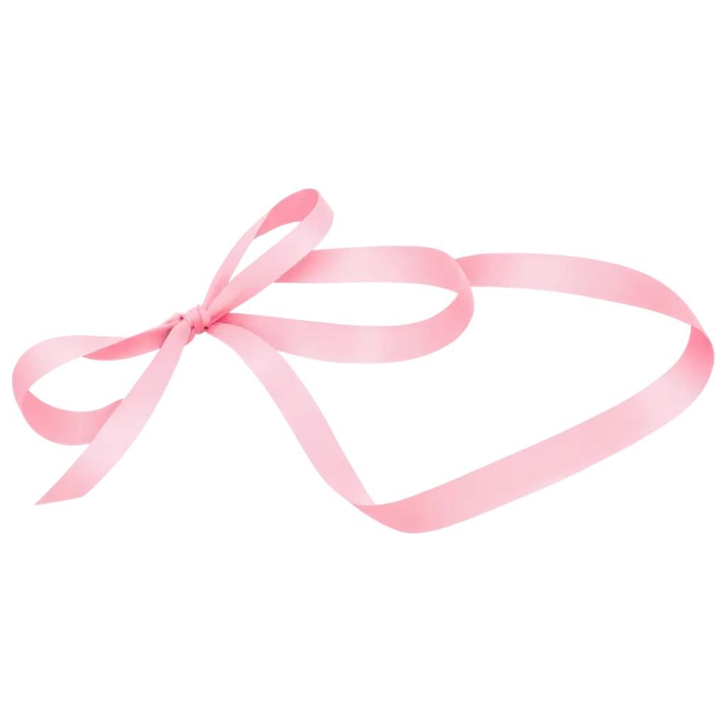 Long-Pink-Ribbon-PNG-Image-HighQuality-Transparent-Format-for-Versatile-Use