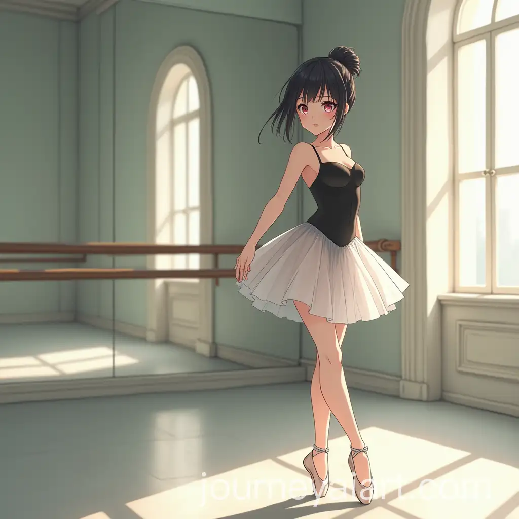 Ethereal-23YearOld-Ballet-Dancer-in-Classic-Studio-Setting