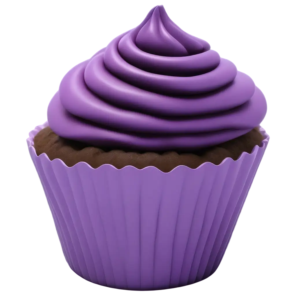 Deliciously-EyeCatching-3D-Purple-Cupcake-PNG-for-All-Your-Creative-Needs