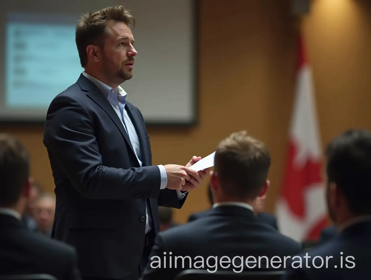 Canadian-University-Student-Speaking-at-Seminar