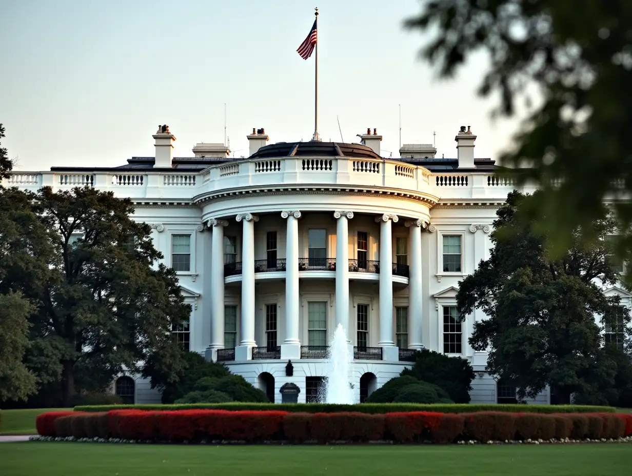 White House in afternoon