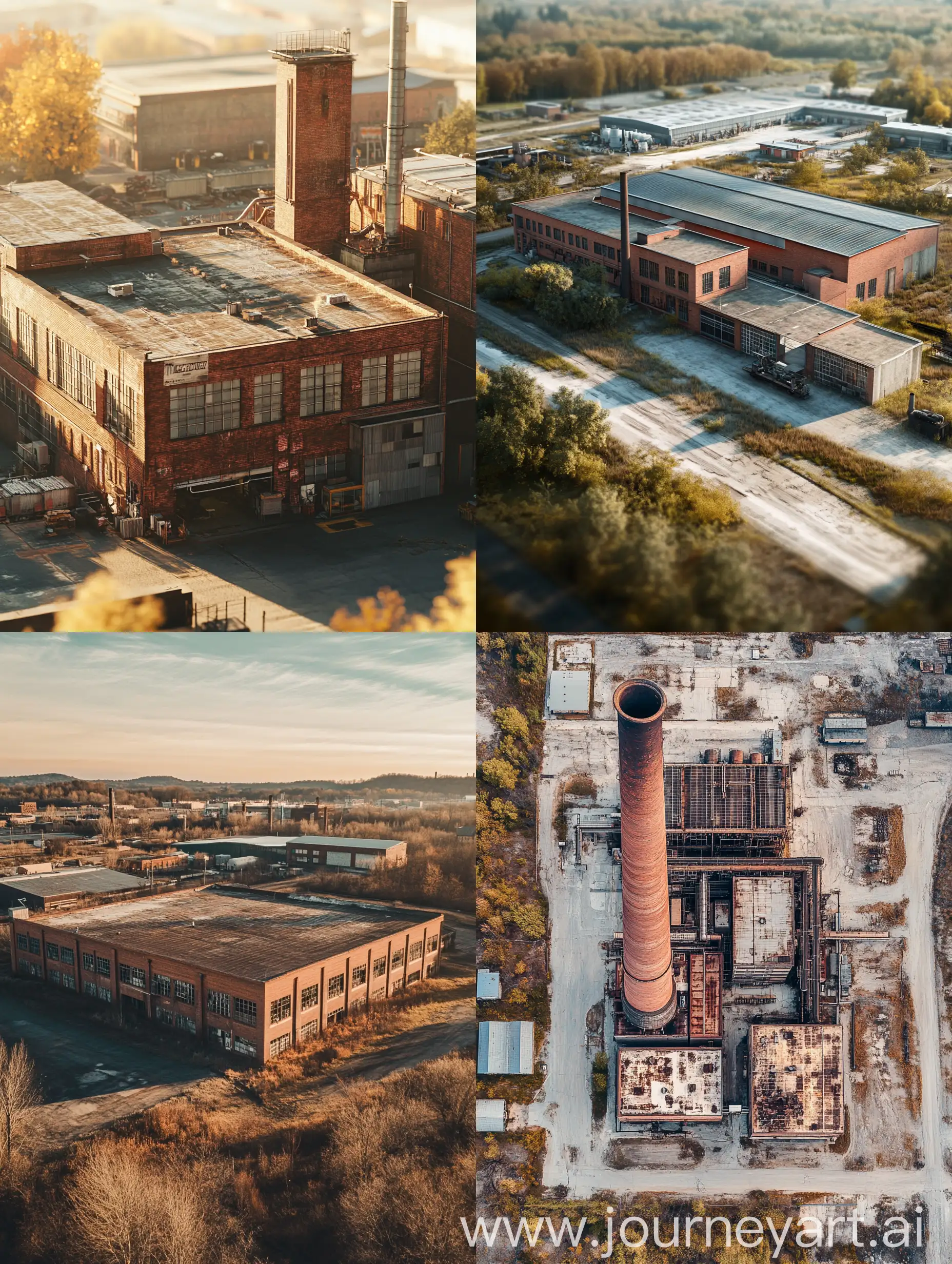 Hyper-Realistic-Aerial-Drone-Photo-of-Modern-Brick-Factory