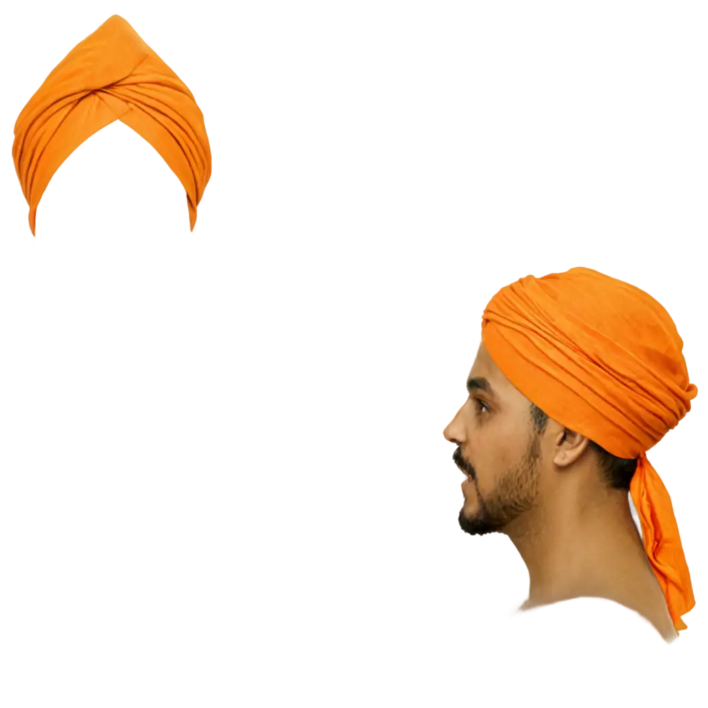 Marathi-Public-Speaker-with-Saffron-Feta-Turban-HighQuality-PNG-Image-for-Cultural-and-Traditional-Representation