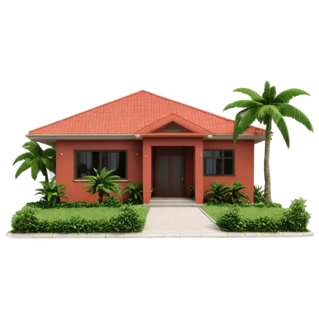 3D-Single-Story-Green-House-with-Red-Verandah-PNG-Simple-Attractive-and-Ideal-for-Design-Projects