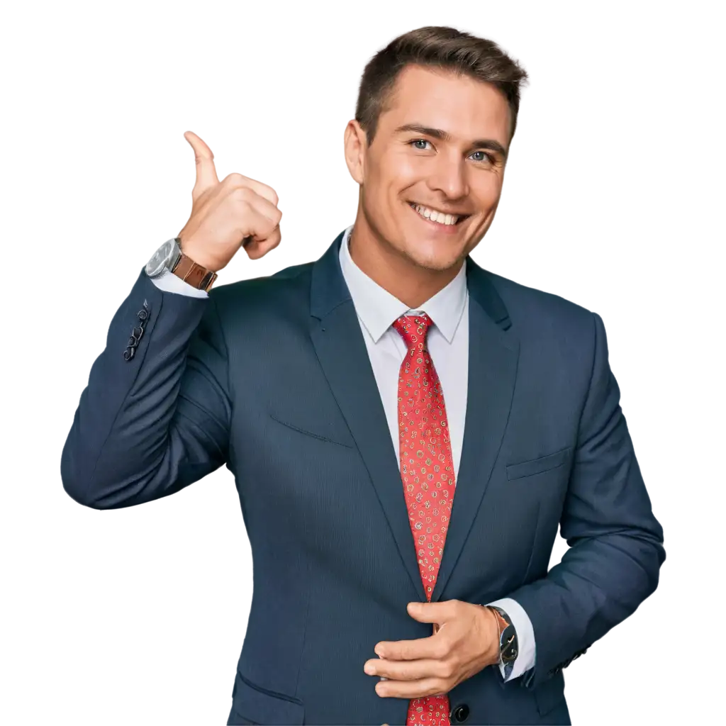 corporate man smiling