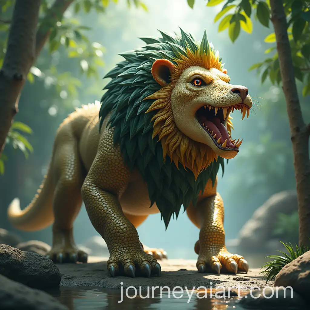 Majestic-Hybrid-Creature-CrocodileLion-Fusion-in-a-Tropical-Jungle