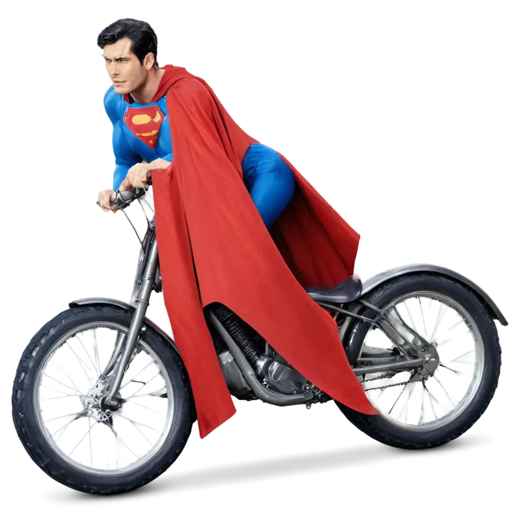 Superman-on-a-Bike-PNG-Image-HighQuality-Graphics-for-Dynamic-Visuals