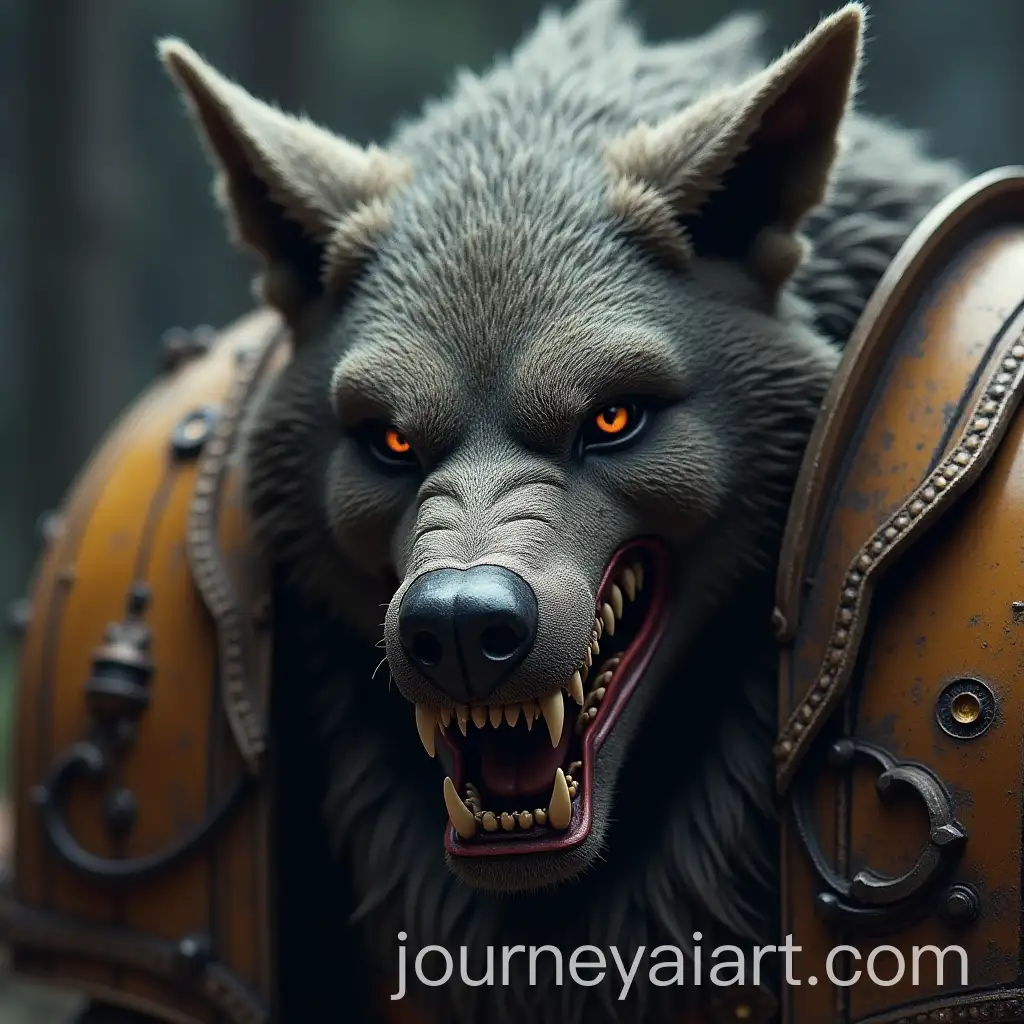Warhammer-40k-Wolf-Head-Design-with-Fierce-Detailing