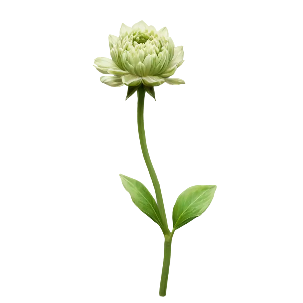 Green-Flower-PNG-Image-for-Digital-Projects-HighQuality-Transparency-for-Creative-Use