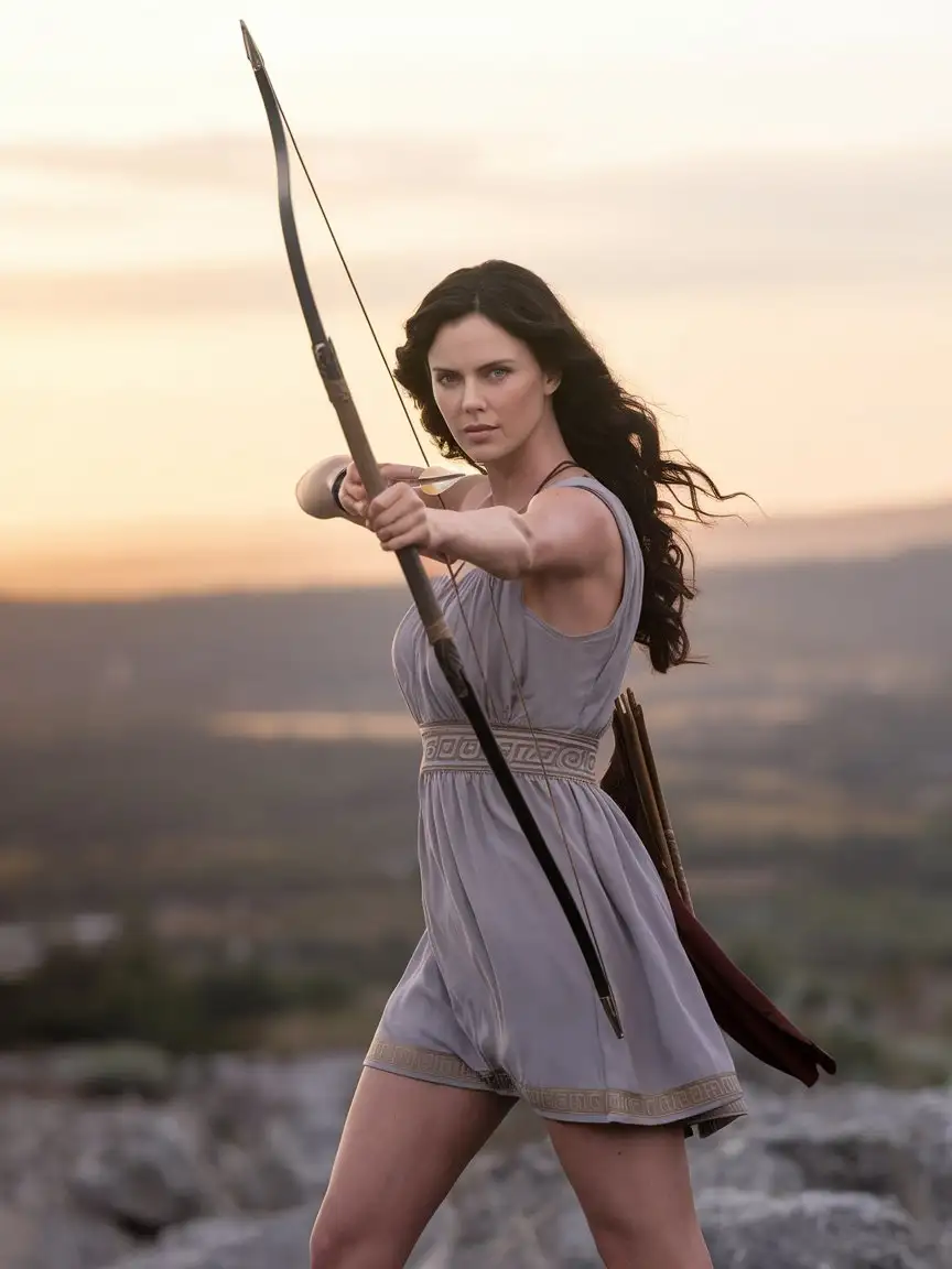 Charlize-Theron-as-Artemis-in-Cinematic-Action-with-Bow-and-Arrow