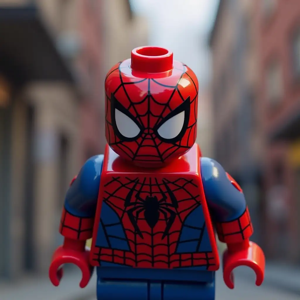 Lego Animation about a spider man