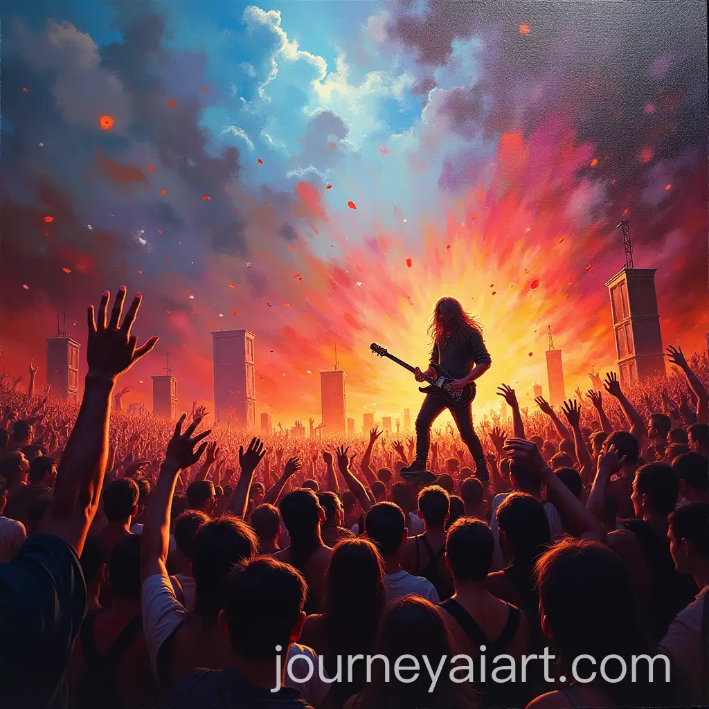Energetic-Outdoor-Metal-Concert-with-Crowded-Atmosphere