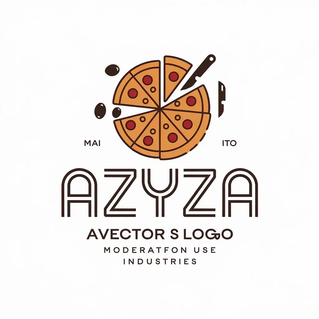 LOGO-Design-for-Azyza-PizzaInspired-Vector-Art-with-a-Modern-Twist