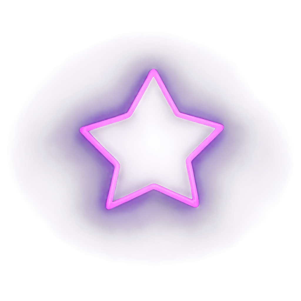 PNG-Image-with-25KB-of-Pink-Blue-and-Black-Neon-Stars-Vibrant-and-HighQuality-Artwork