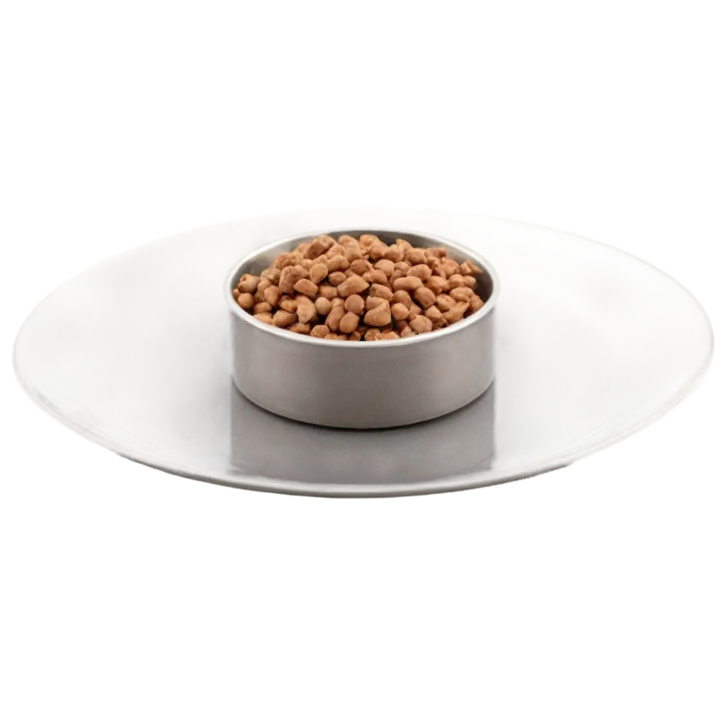 Premium-Quality-PNG-Image-of-a-Plate-of-Cat-Food