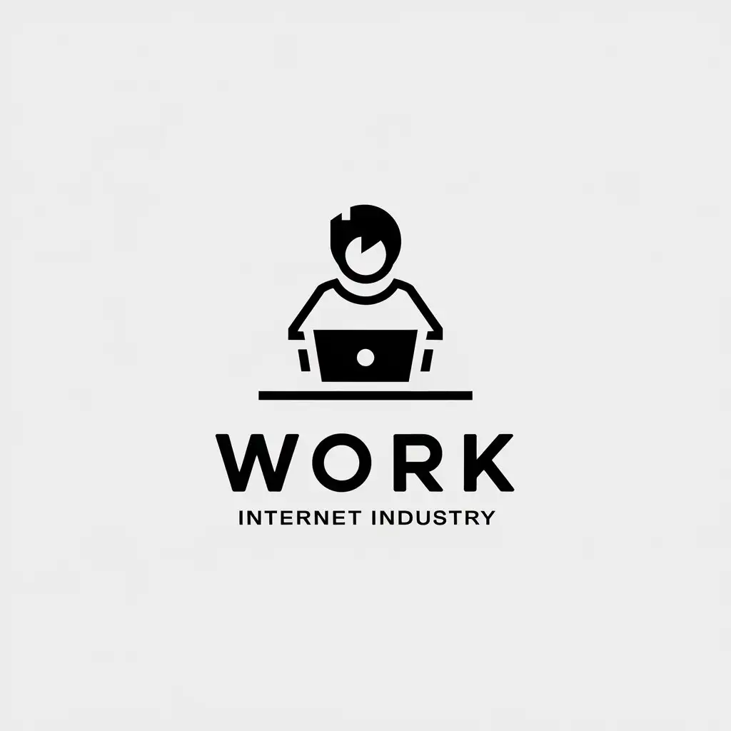 Logo-Design-for-Work-Freelance-Minimalistic-Vector-Logo-with-Clear-Background