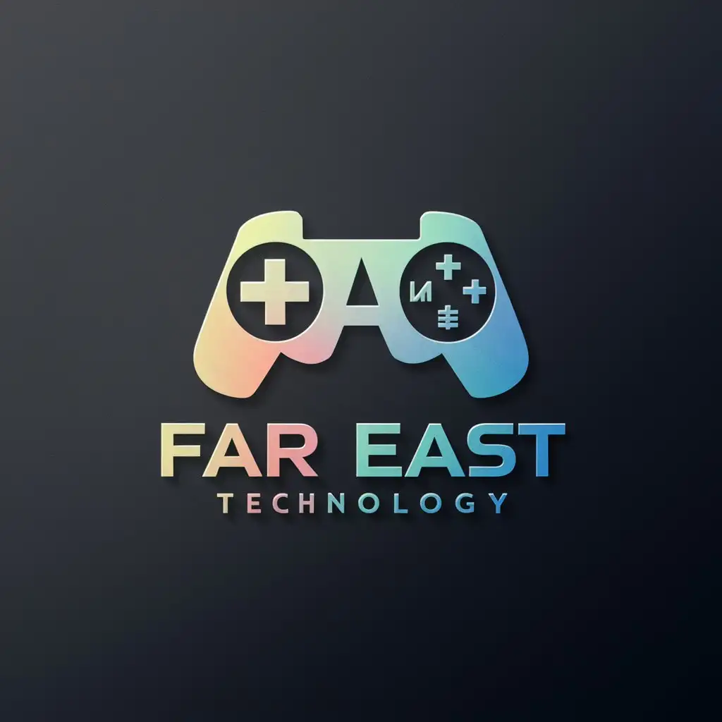 a logo design,with the text "Far East Technology", main symbol:game, friendship, distance,Moderate,be used in Technology industry,clear background