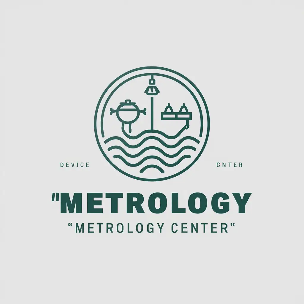 LOGO-Design-For-CJSC-Metrology-Center-Vector-Design-with-Water-and-Gas-Measuring-Devices