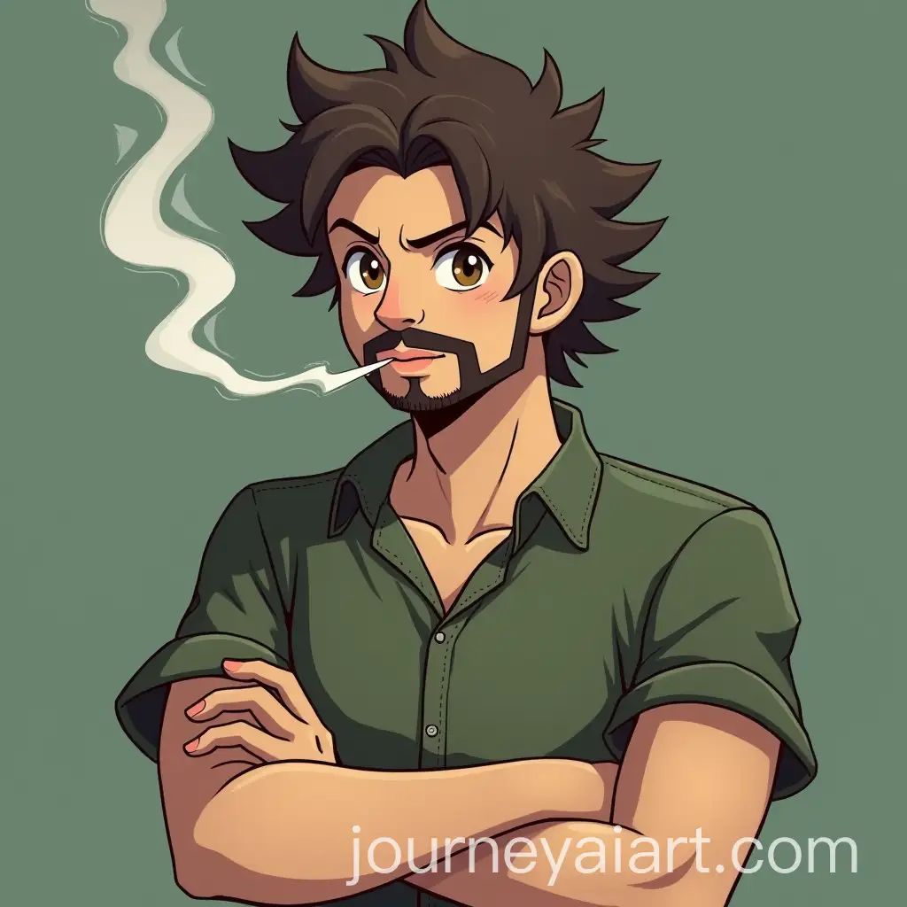 Pokmon-Character-Design-24YearOld-Irish-Man-with-Vaping-and-Hawaiian-Shirt