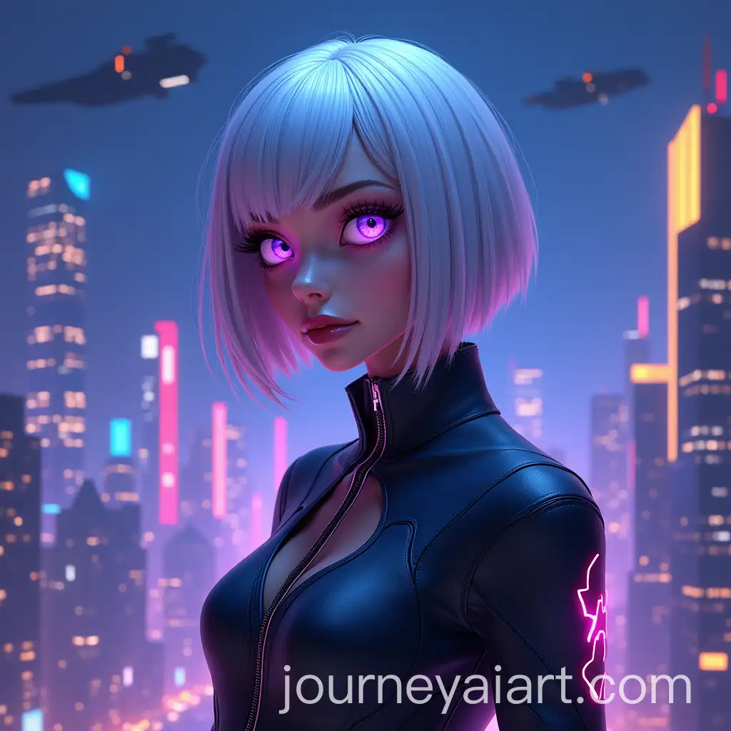 Futuristic-Cyberpunk-Avatar-in-Neonlit-Cityscape