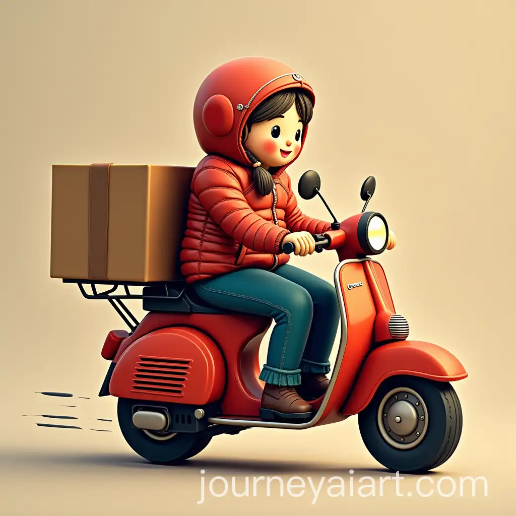 Matryoshka-Doll-Riding-a-DeliveryAI-Image-Prompt-Expansion-Motorbike