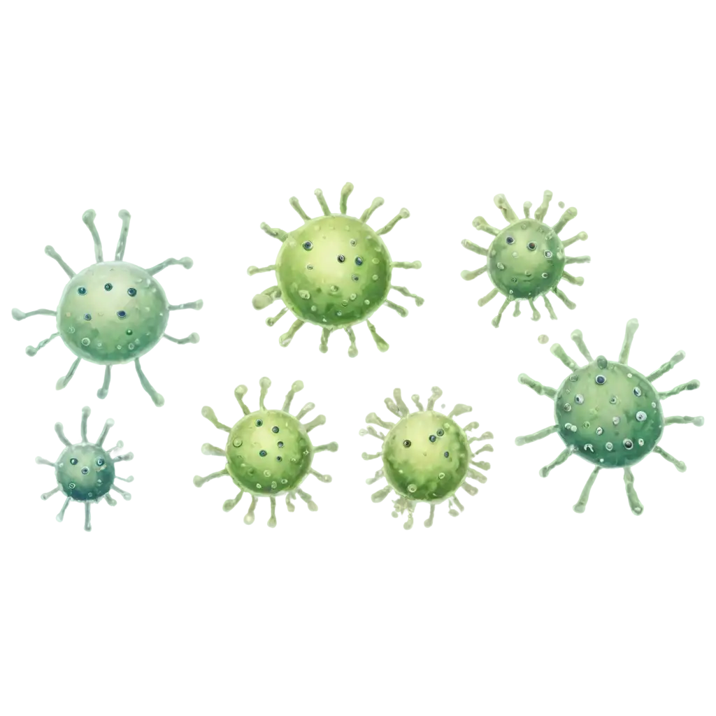 Microbes-PNG-Image-HighQuality-Detailed-Representation-of-Microbial-Life