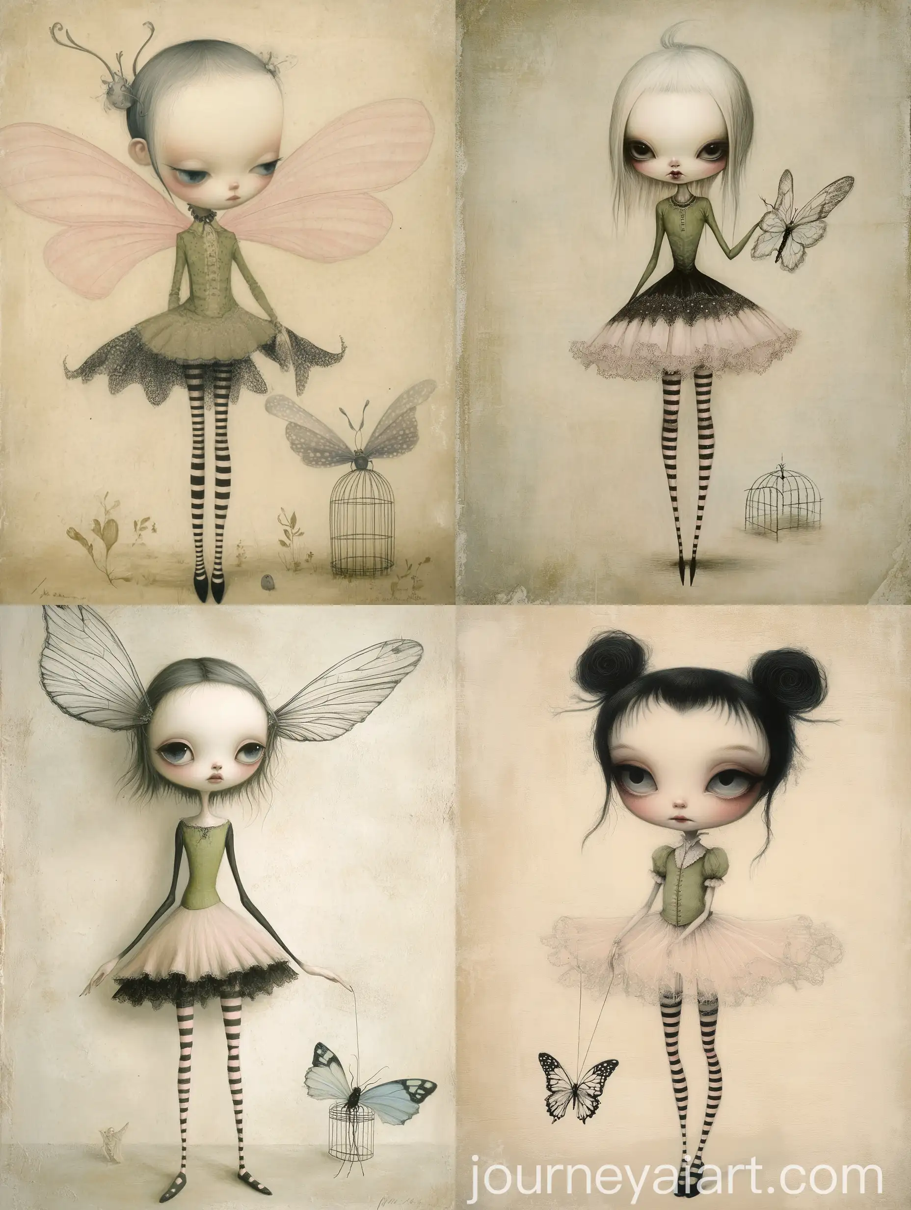 Surreal-Little-Girl-Holding-Unreal-Butterfly
