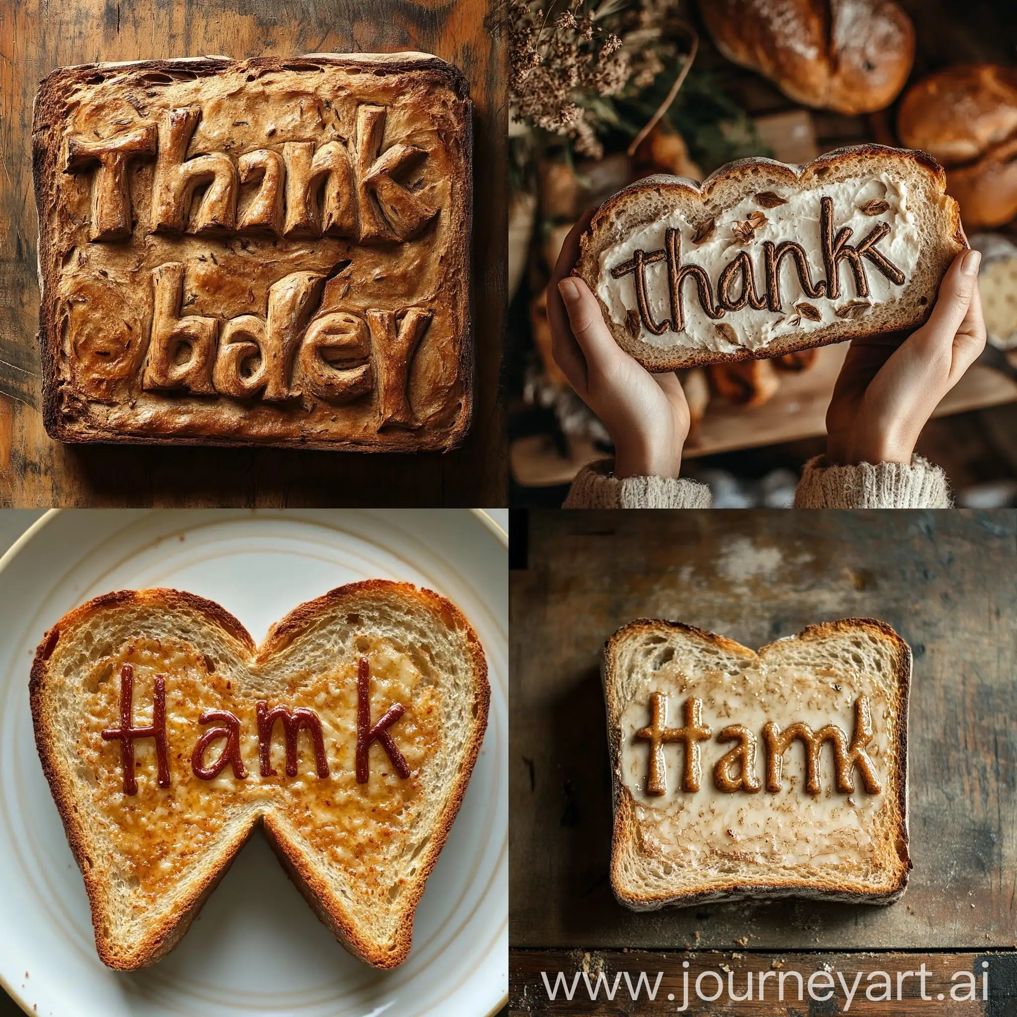 Word-Thank-Spread-on-Bread-Artwork