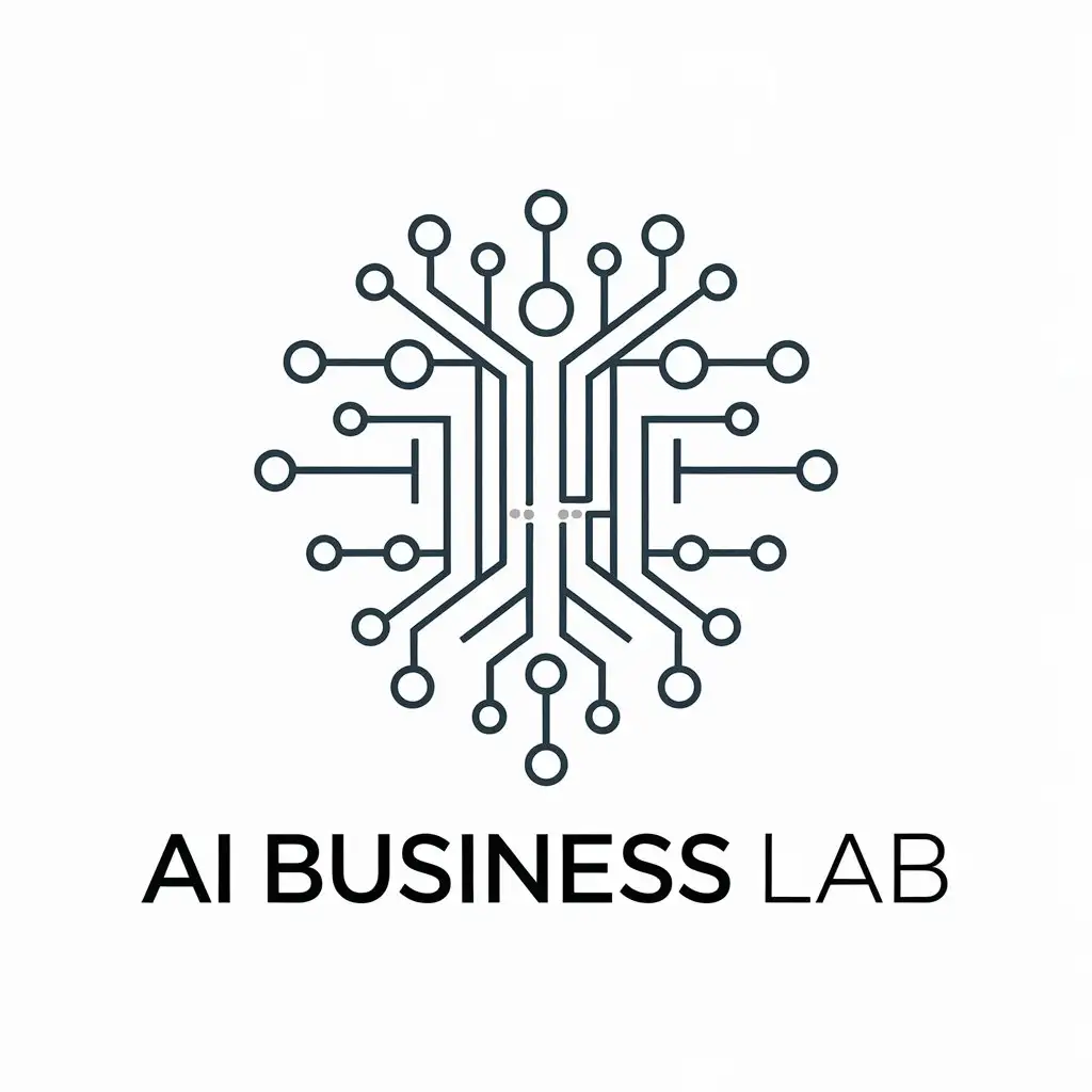 LOGO-Design-For-AI-Business-Lab-Futuristic-Text-with-Neural-Network-Symbol