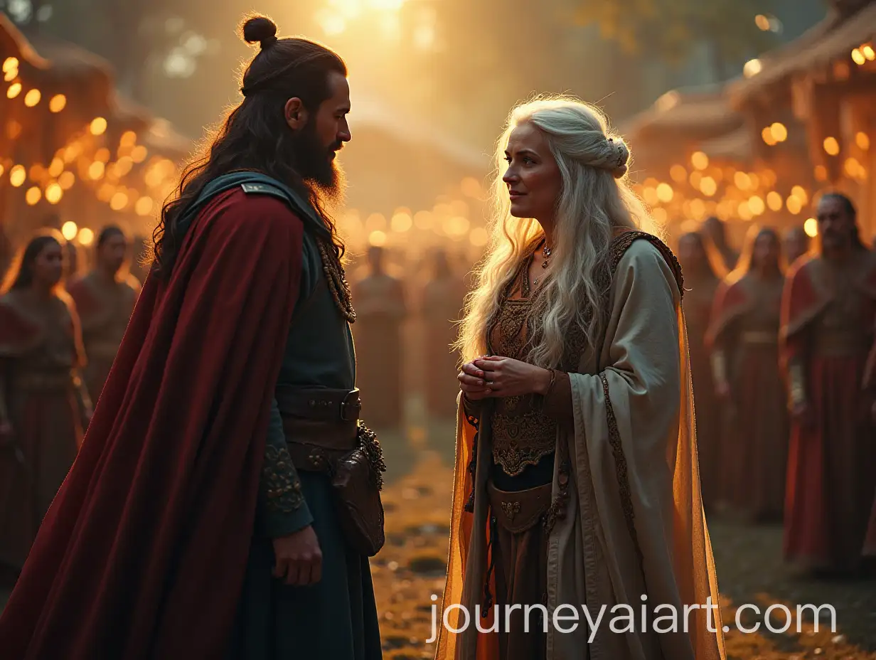 Wise-Old-Woman-Reveals-Message-to-Prince-and-Princess-at-Festival