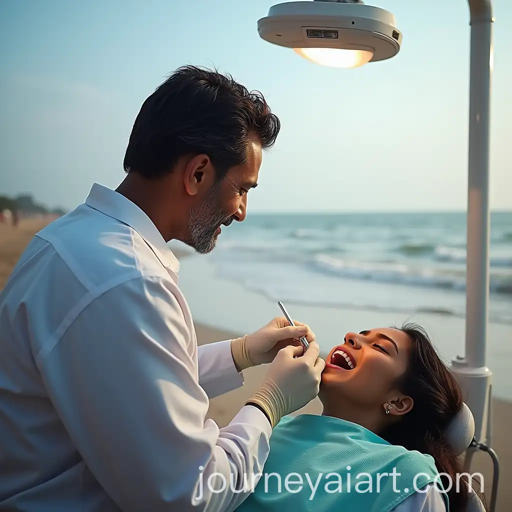 Indian-Dentist-Working-on-Goa-Beaches