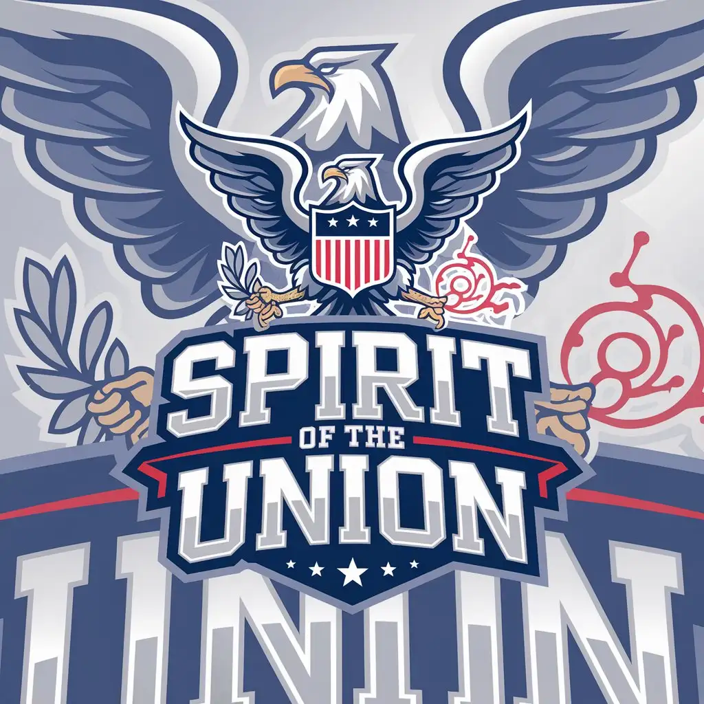 LOGO Design for Spirit of the Union Elegant Bright Vector with Clear Background