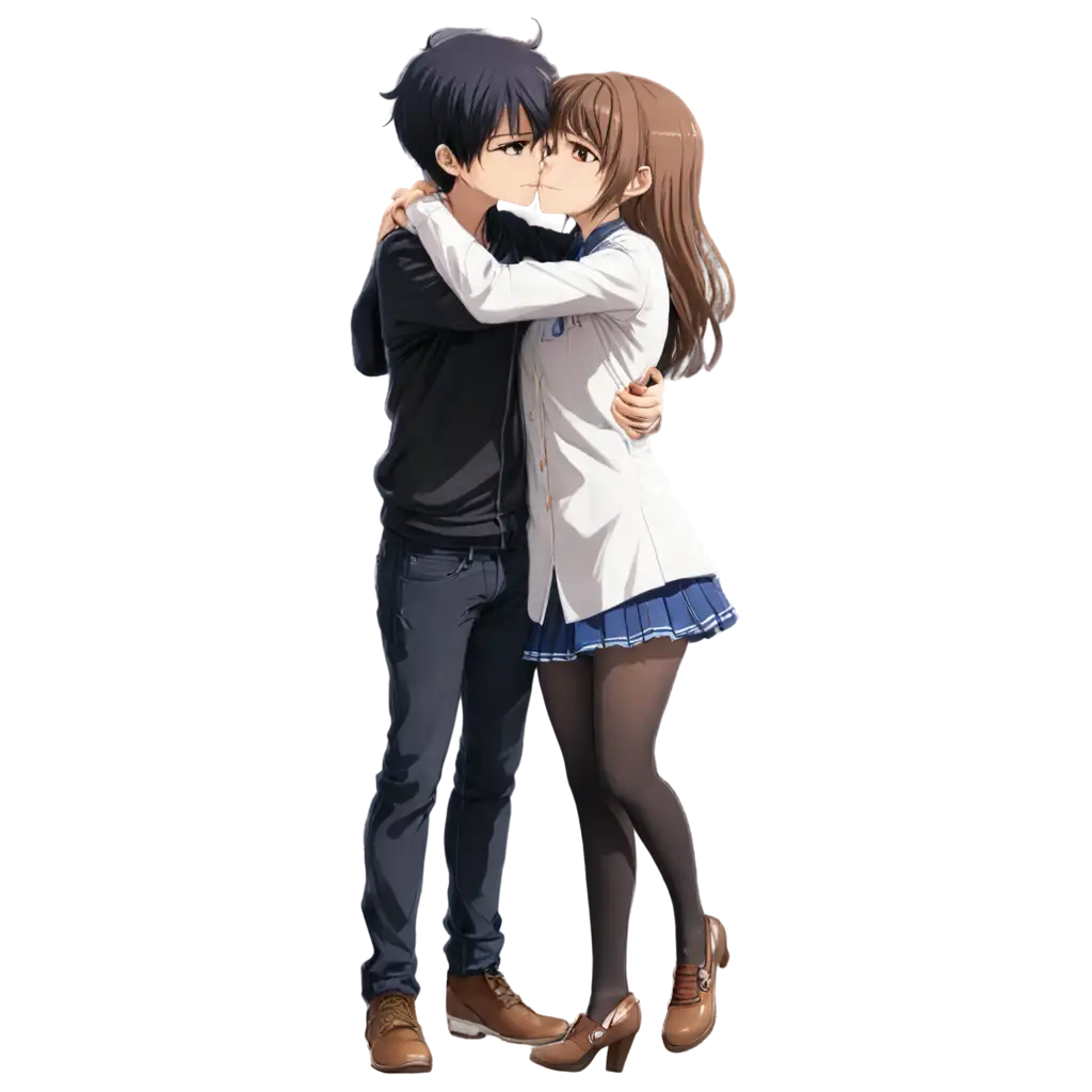 Anime-Girl-and-Anime-Boy-Hug-Each-Other-PNG-Image-for-Emotional-Connection