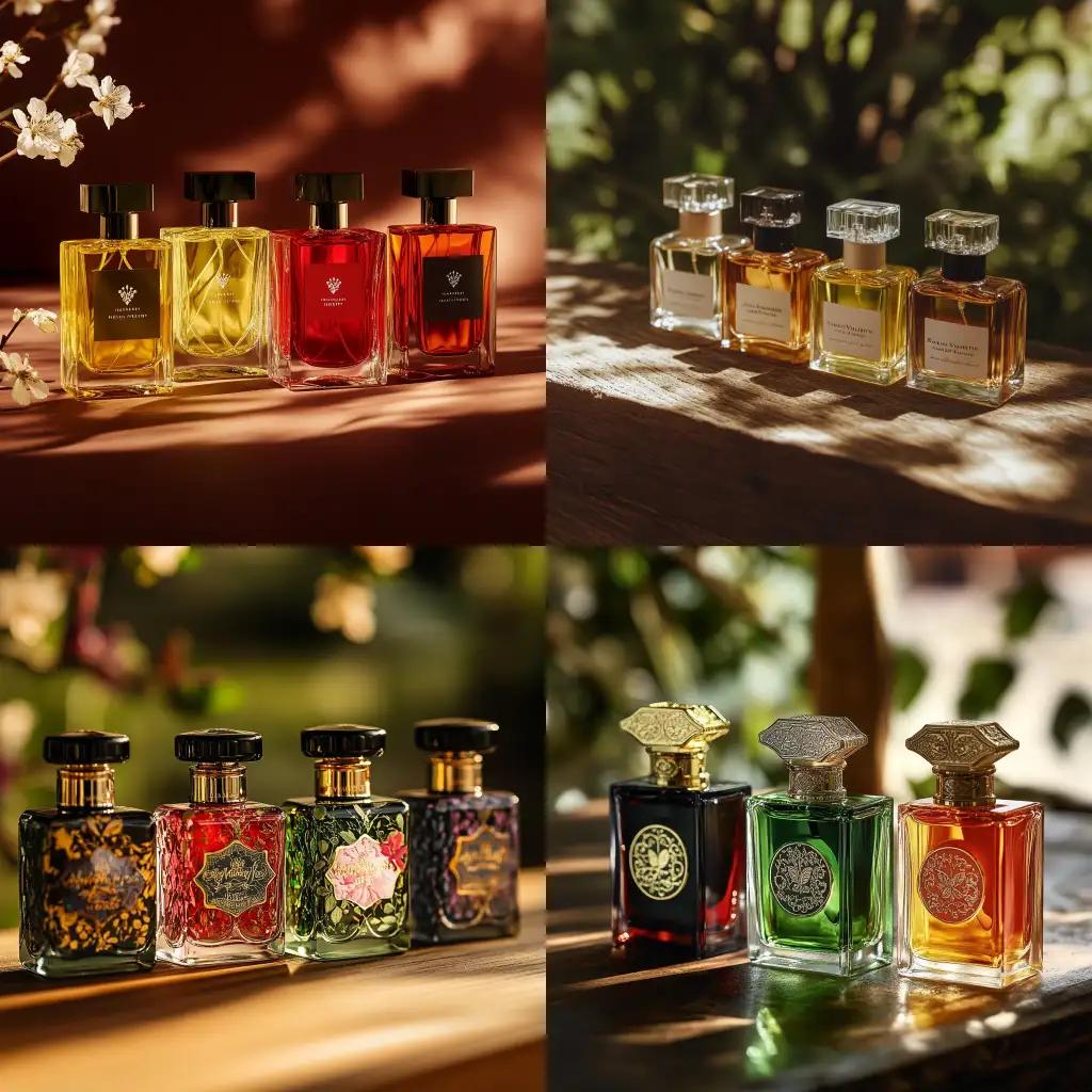 Elegant-Collection-of-Maison-Valery-Perfumes-Jazmin-de-Verano-Crepusculo-de-Oriente-Frambrosa-and-Vetiver-Profundo