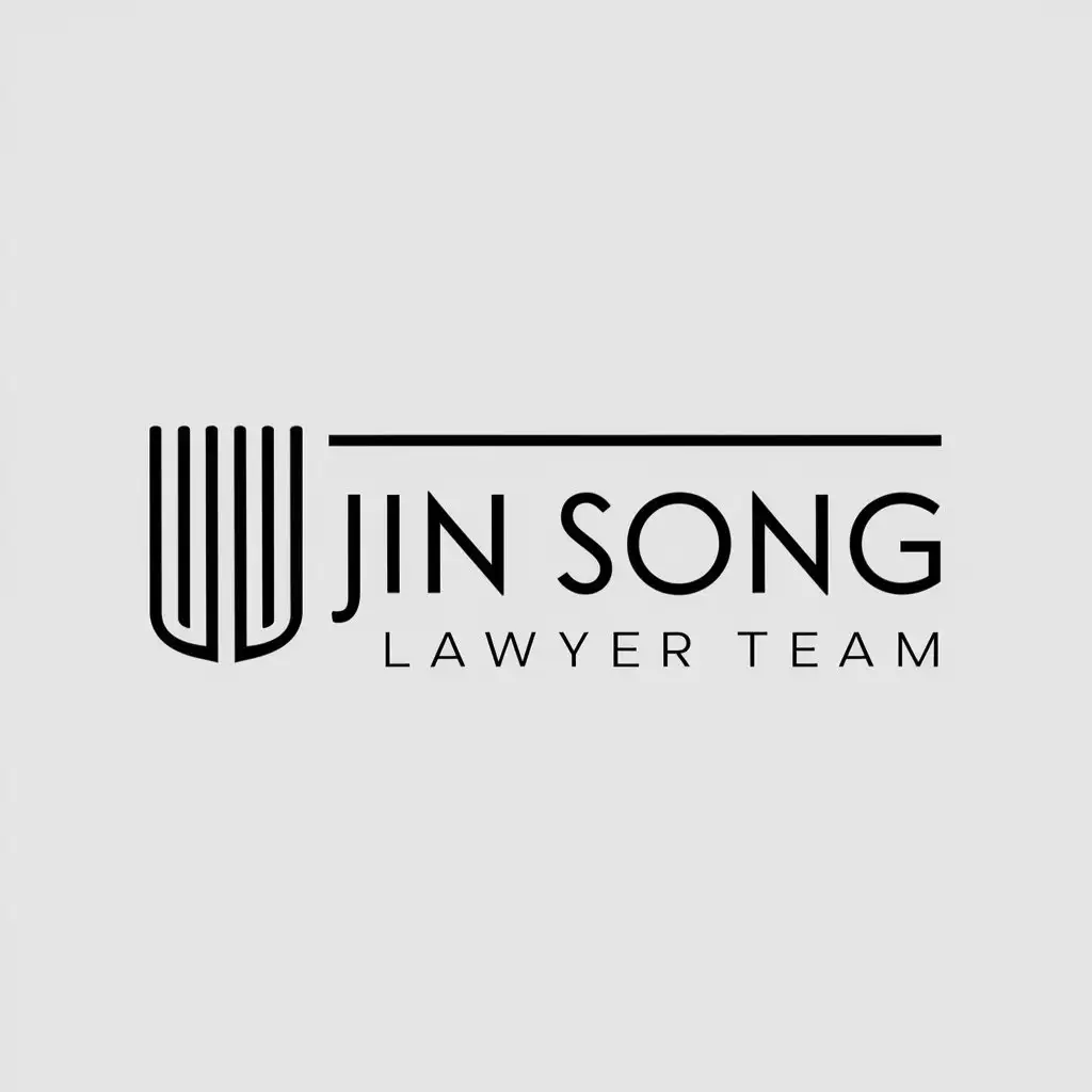 LOGO-Design-for-Jin-Song-Lawyer-Team-Minimalistic-Law-Symbol-on-Clear-Background