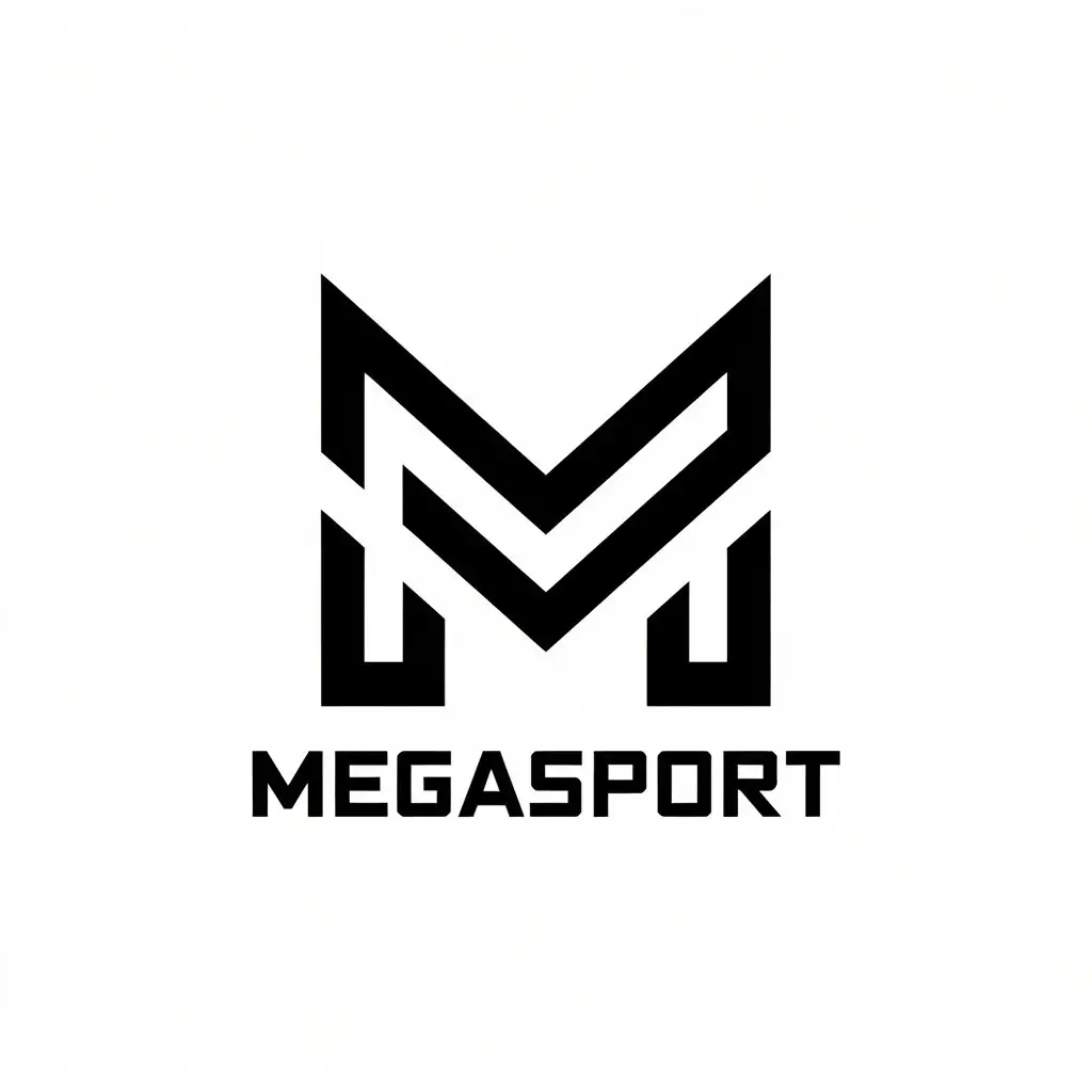 LOGO-Design-for-Megasport-Modern-M-Symbol-on-Clear-Background