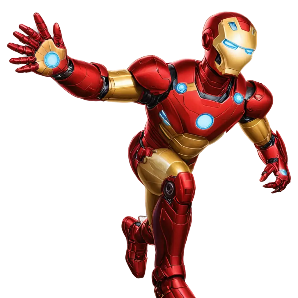 Marvel-Characters-PNG-Image-Male-Cute-Style-Childlike-Iron-Man-Design