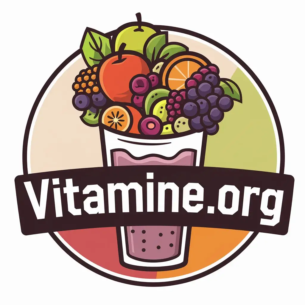 LOGO Design for Vitamineorg Modern Bright Healthy with Creative Lettering and Icon Ideas