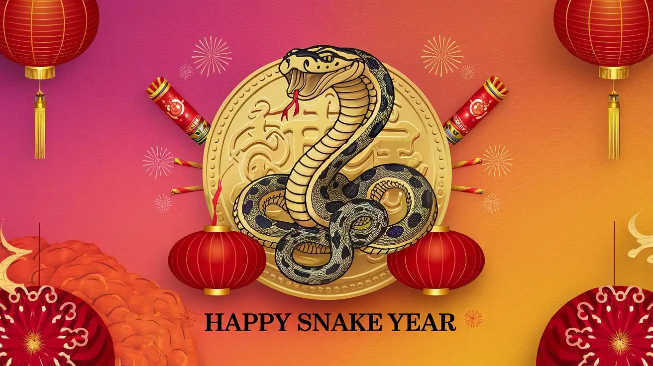 Spring Festival poster for the Year of the Snake