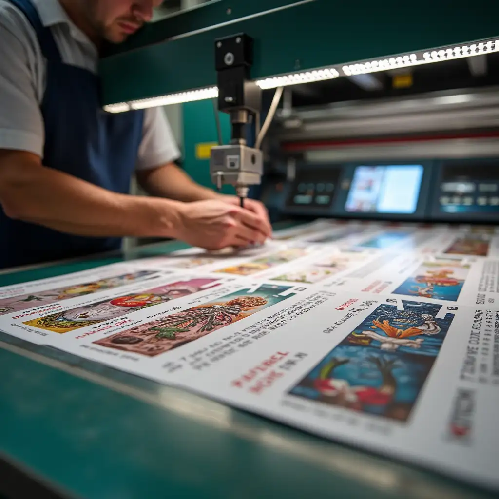 Inside a Large Bookmark Manufacturing Company The Printing Process