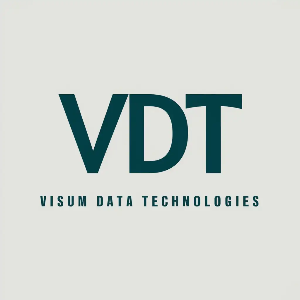 LOGO-Design-For-Visum-Data-Technologies-VDT-with-Modern-Vector-Graphics