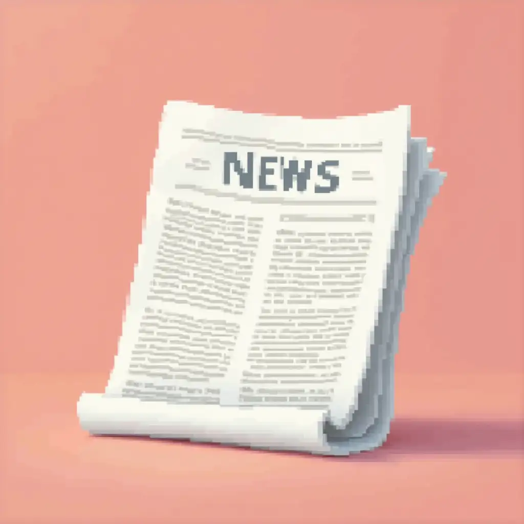 Detailed-Pixel-Art-of-a-Simple-Folded-Newspaper-with-Headlines